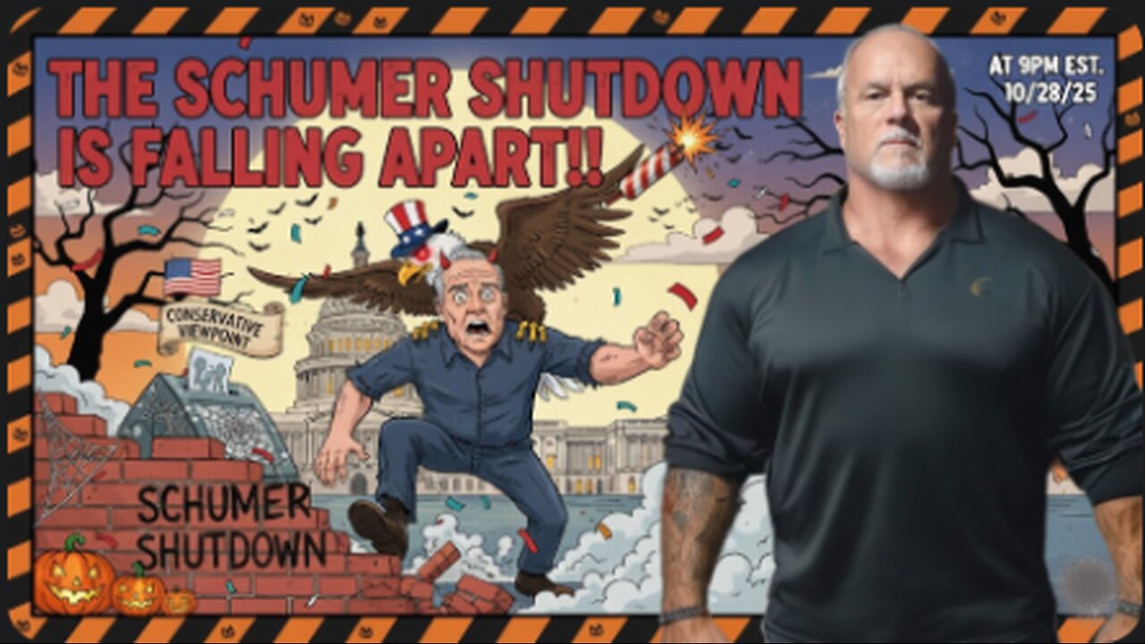 THE CONSERVATIVE VIEWPOINT WILL BE LIVE AT 9PM EST.: THE SCHUMER SHUTDOWN IS FALLING APART!!