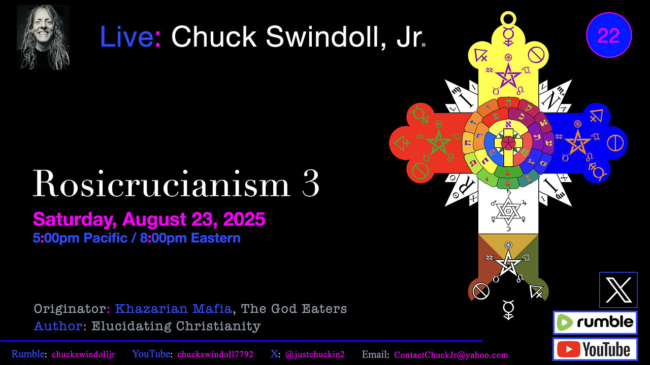 August 23, 2025 LIVE Rosicrucianism 3