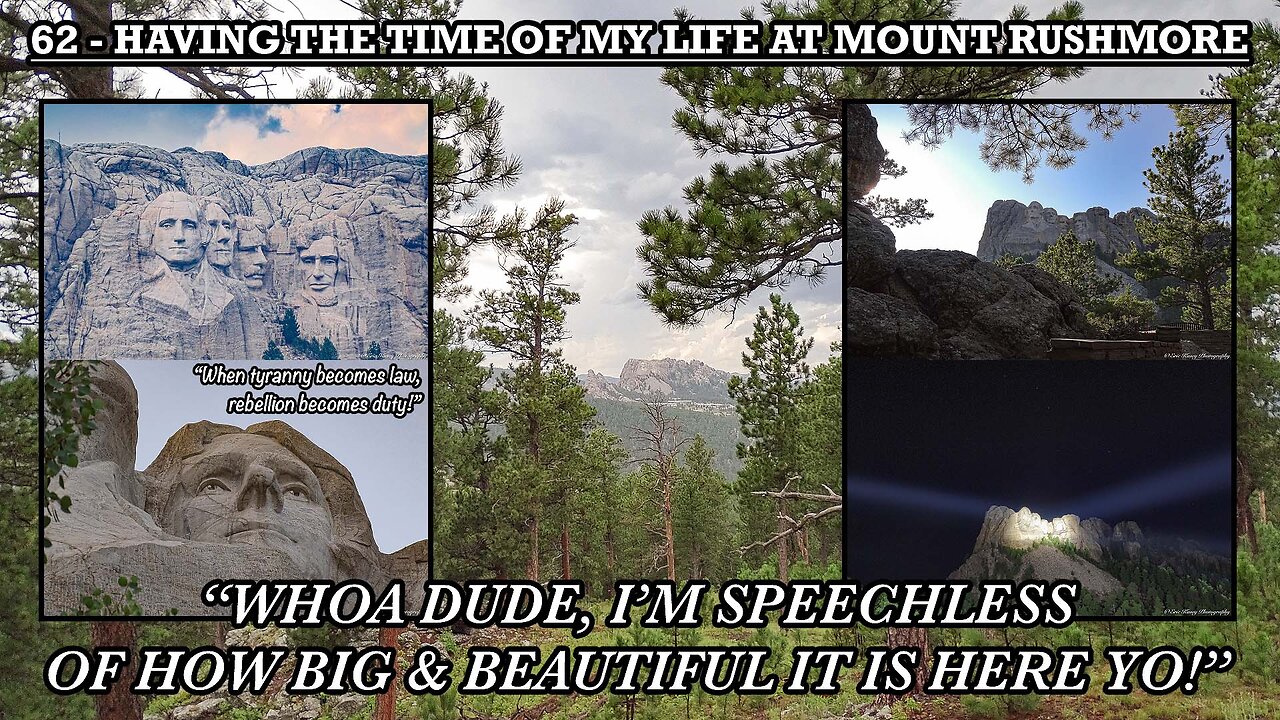 HAVING THE TIME OF MY LIFE AT MOUNT RUSHMORE