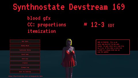 Synthnostate Devstream 169