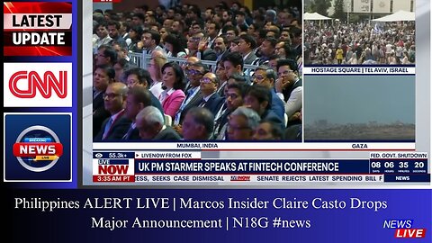 Philippines ALERT LIVE | Marcos Insider Claire Casto Drops Major Announcement | N18G #news