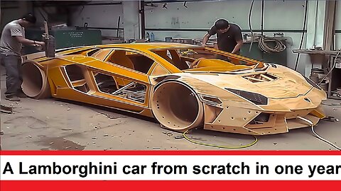 We built a Lamborghini car from scratch in one year