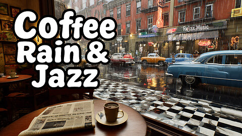 Coffee, Rain & Jazz in 1950s New York — Like Time Never Moved