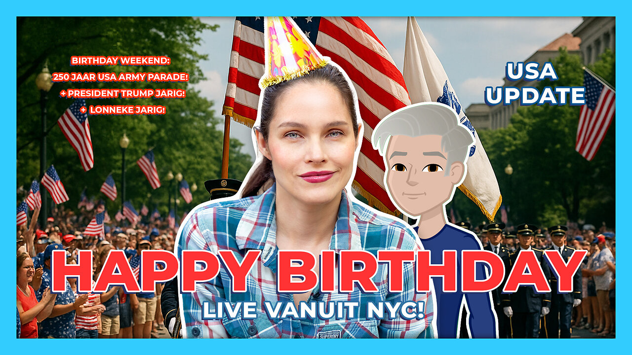 HAPPY BIRTHDAY WEEKEND 🎉 - LONNEKE & DIRK TALK USA 🇺🇸