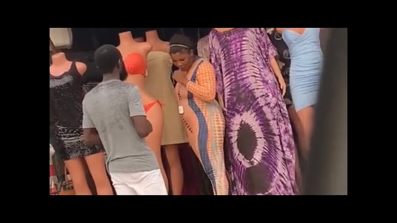 CUCUMBER PRANK ON A SALES GIRL - SHE PERSUADED ME TO COME INSIDE
