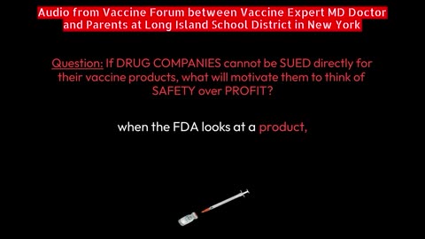 Q&A Series with MD Doctor: Vaccine Makers Profits Versus Safety
