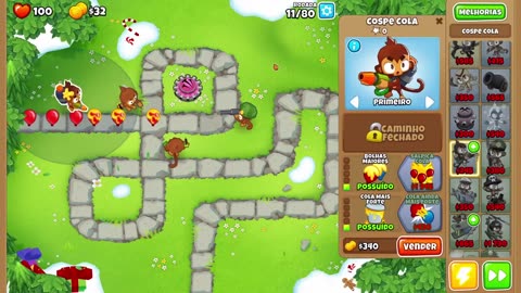 Bloons TD 6 Ape Field Hard Round 11