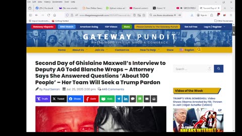 Ghislaine Maxwell’s Answered Questions ‘About 100 People’ – Her Team Will Seek a Trump Pardon