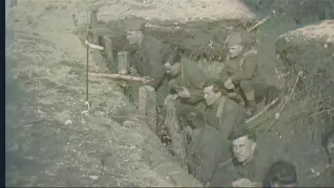 US Army Trench Gas Drill Practice 1918