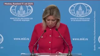 Maria Sacharowa, Sprecherin russisches Außenministerium Moskau, Russland 17. Juli 2025 Gegenpol