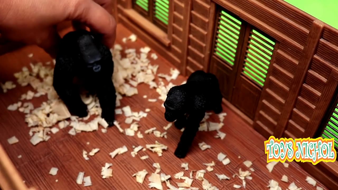 Three Large Crocodiles Stalk Deer Drinking in the River