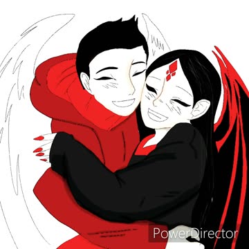 Oc speedpaint nuclear and gabriel