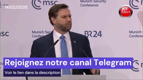 LE DISCOURS QUI FAIT MAL J.D. VANCE HUMILIE LES ÉLITES EUROPÉENNES EN DIRECT !