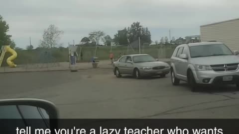 Tell me you're a lazy teacher who doesn't work 6 hours a day so you force the parents to wait on you