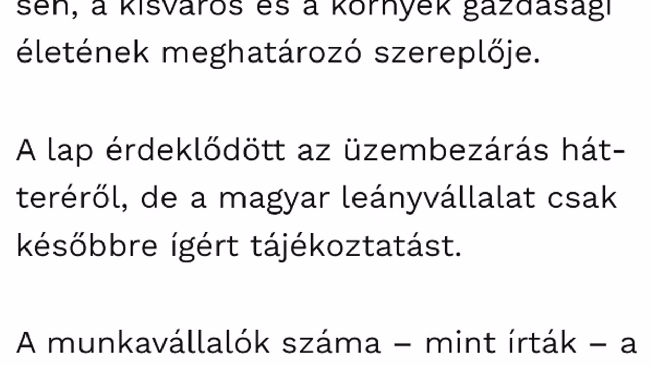 ZALALÖVŐ - Bezár a svéd hátterű nyomda