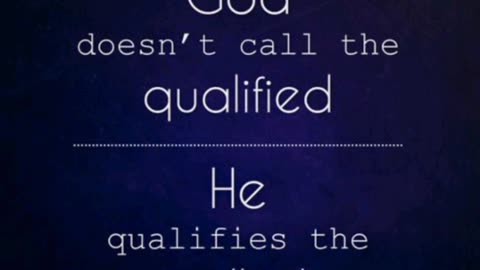 G-d Anoints and raises up people for His Service..