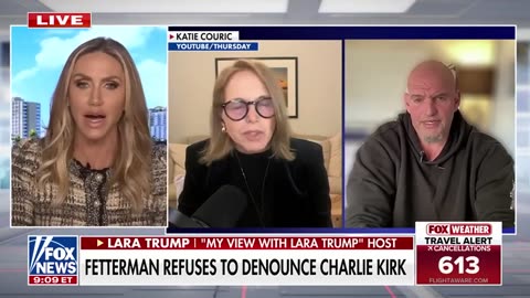 Lara Trump Laces Into Katie Couric Over 'Shameful' Attempt To Get Fetterman To Condemn Charlie Kirk