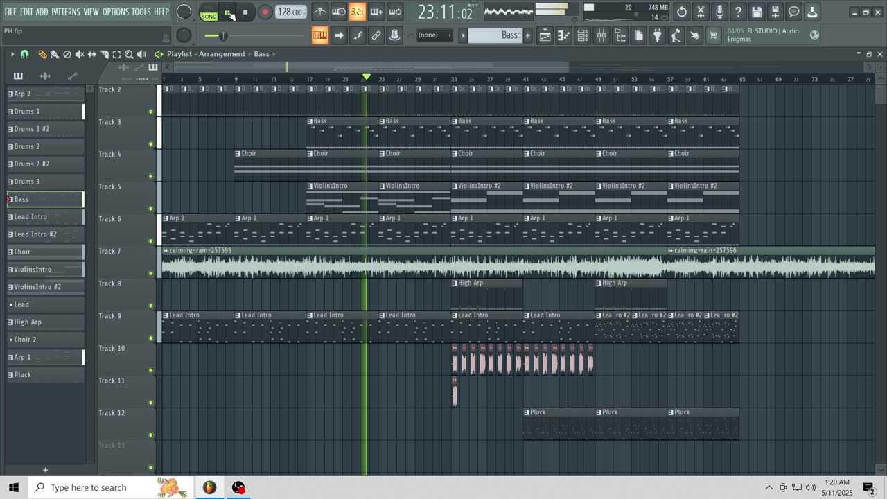 Playing Around with Making Gothic Progressive House in FL Studio - Version 3