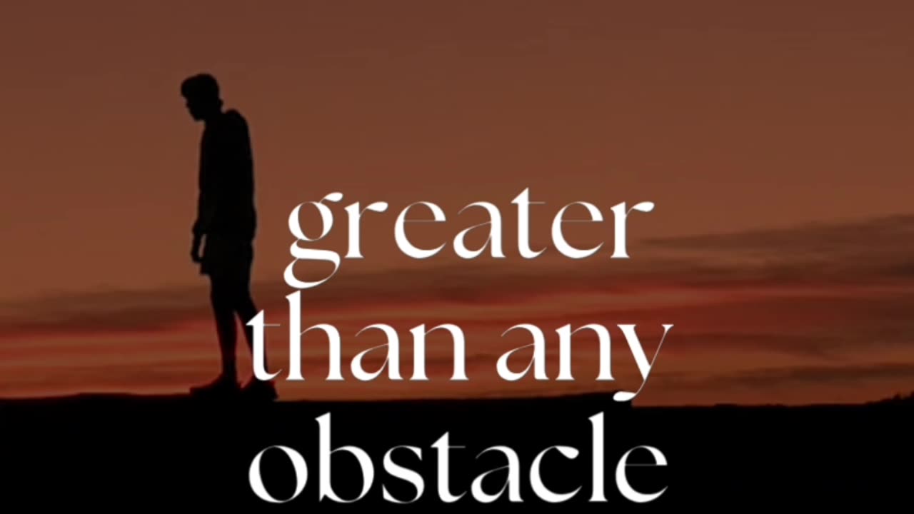Motivational Quote: You vs. Every Obstacle 💪