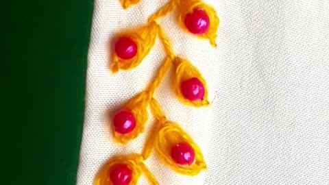 Beautiful Hand Embroidery Border Design | Easy & Stylish Stitching Pattern