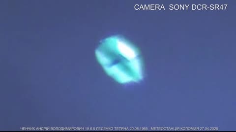 Une chaîne de télévision a filmé un OVNI en direct