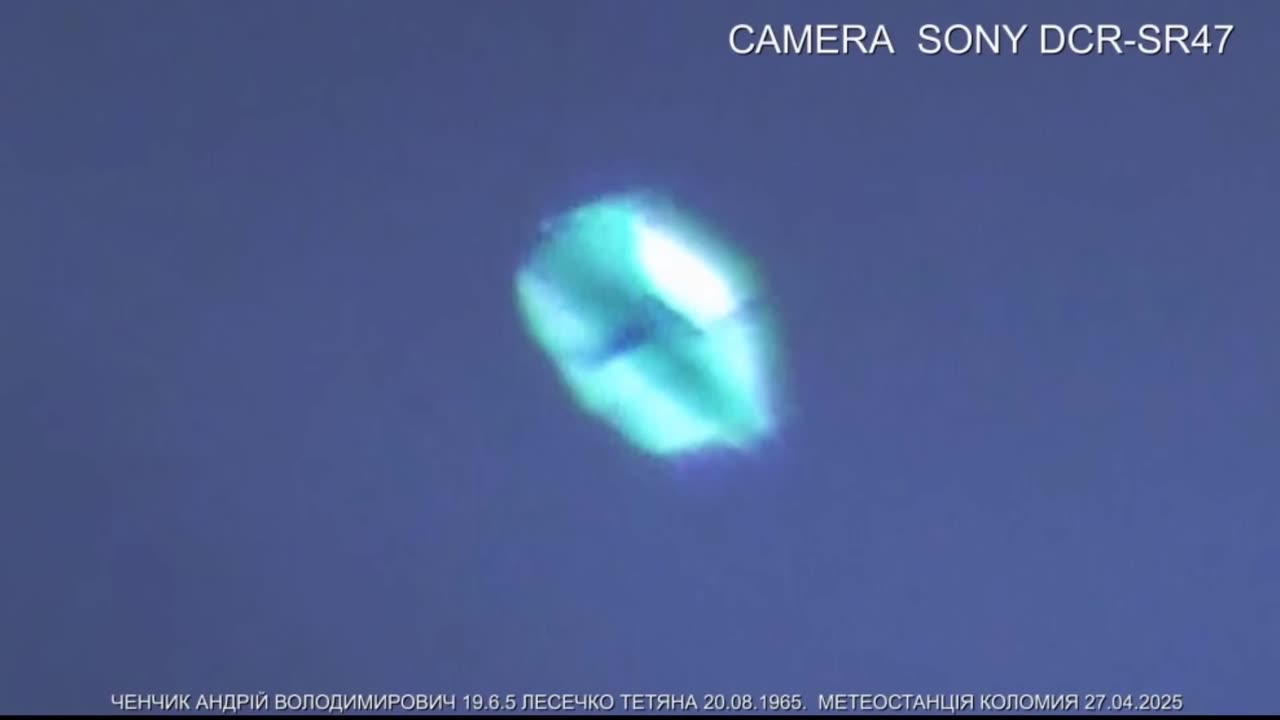 Une chaîne de télévision a filmé un OVNI en direct