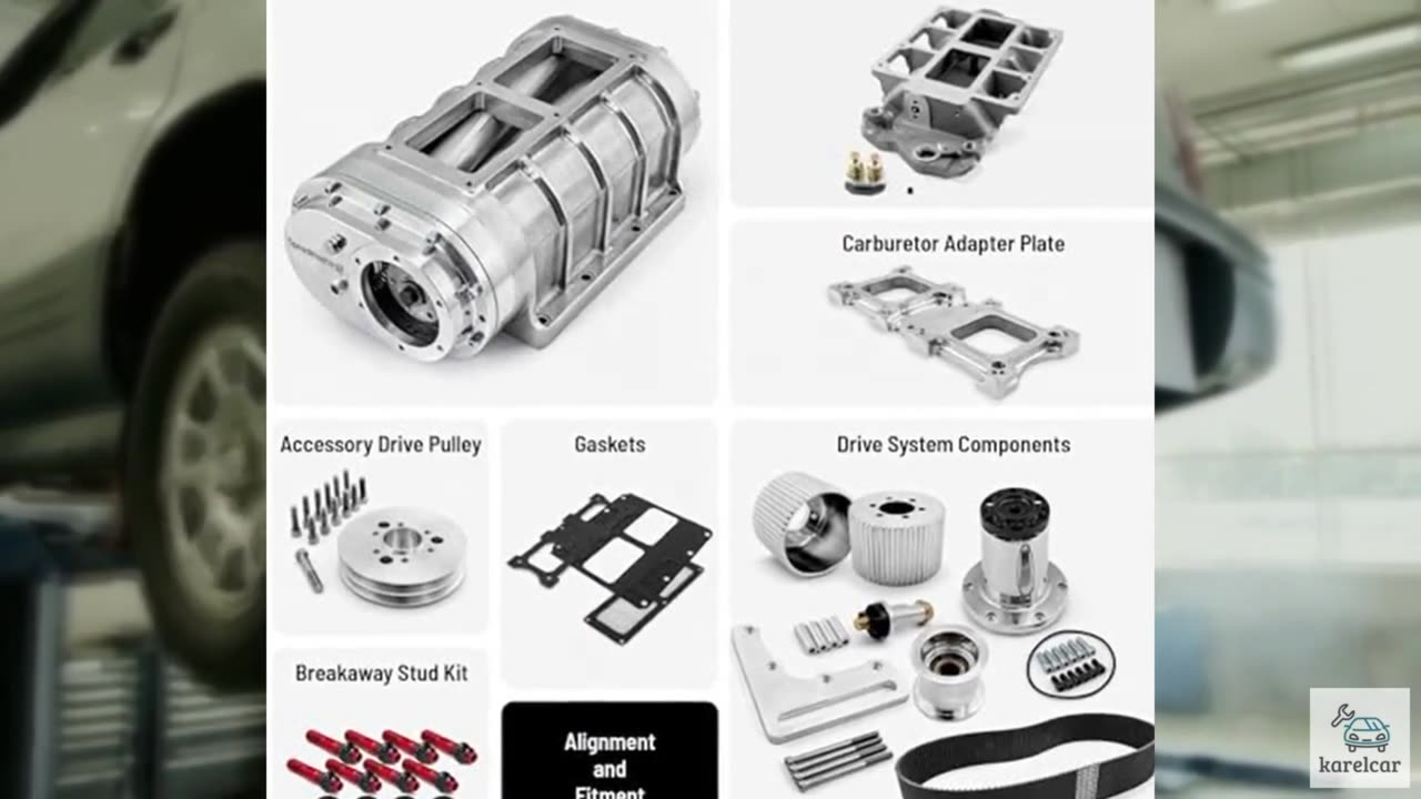 Speedmaster PCE460.1009 Compatible with Chevy SBC 350 Complete 6-71 Roots Superc