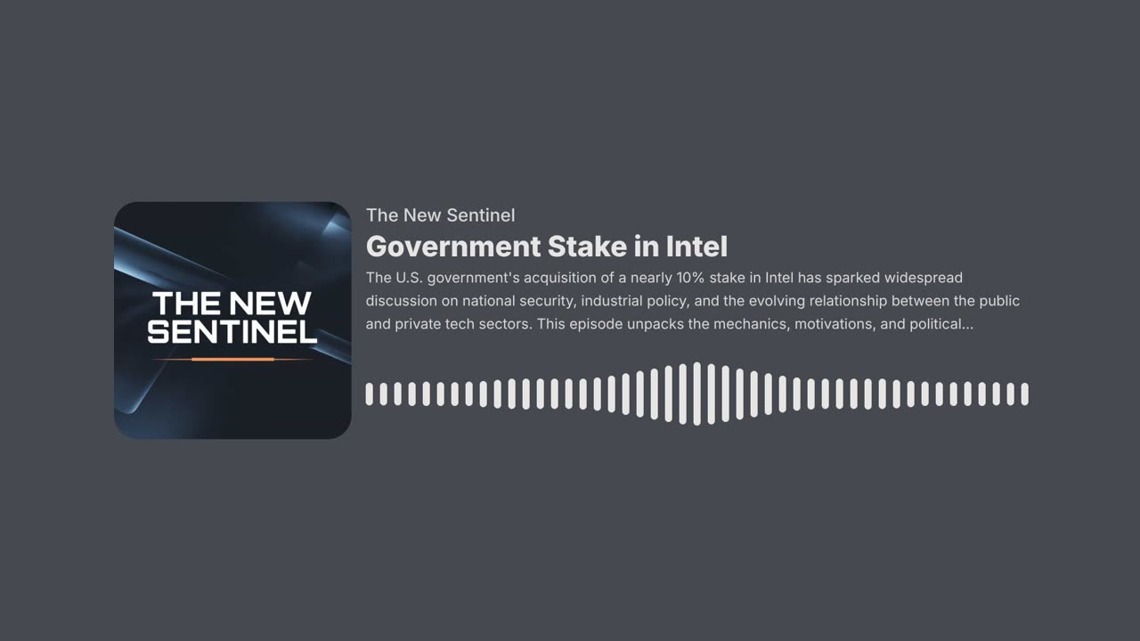 Government Stake in Intel