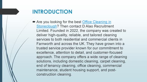 Best Office Cleaning in Stoneclough