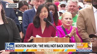 Charlie Kirk sounds off on Boston mayor's defiance of Trump immigration crackdown