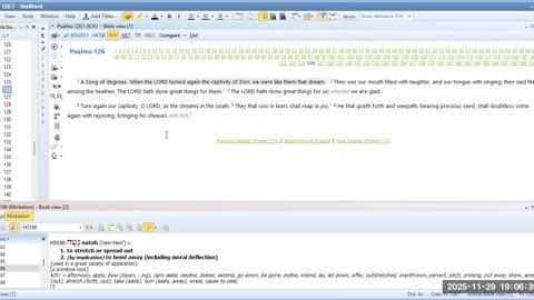 Bible Study Psalms 122 - 127