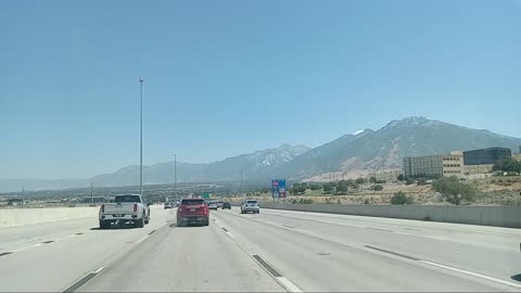 Driving through Utah