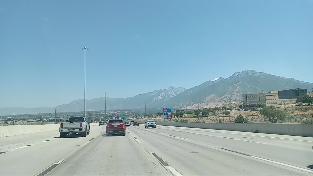 Driving through Utah