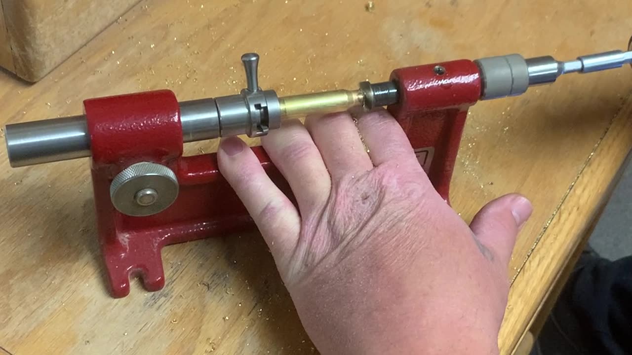 308 Winchester Brass being converted to 300 Savage
