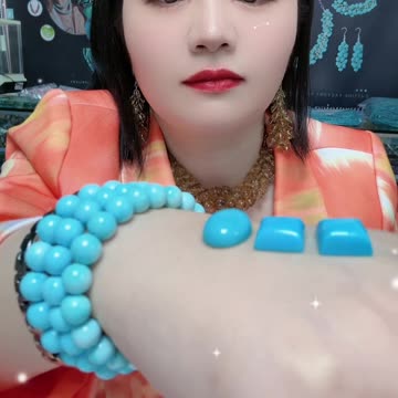 250618-14 Sleeping Beauty Turquoise Cabochon: Solidified Deep-Sea Aurora on Fingertips