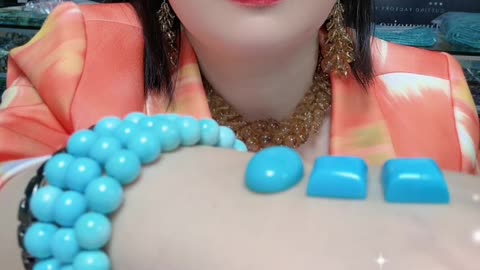 250618-14 Sleeping Beauty Turquoise Cabochon: Solidified Deep-Sea Aurora on Fingertips