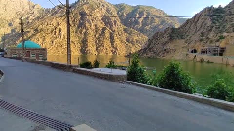 Walking tour at Hajij village in Iran