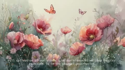 Poppy Field Ambience | Stress Relief | Deep Sleep and Relaxation | Self Care for You