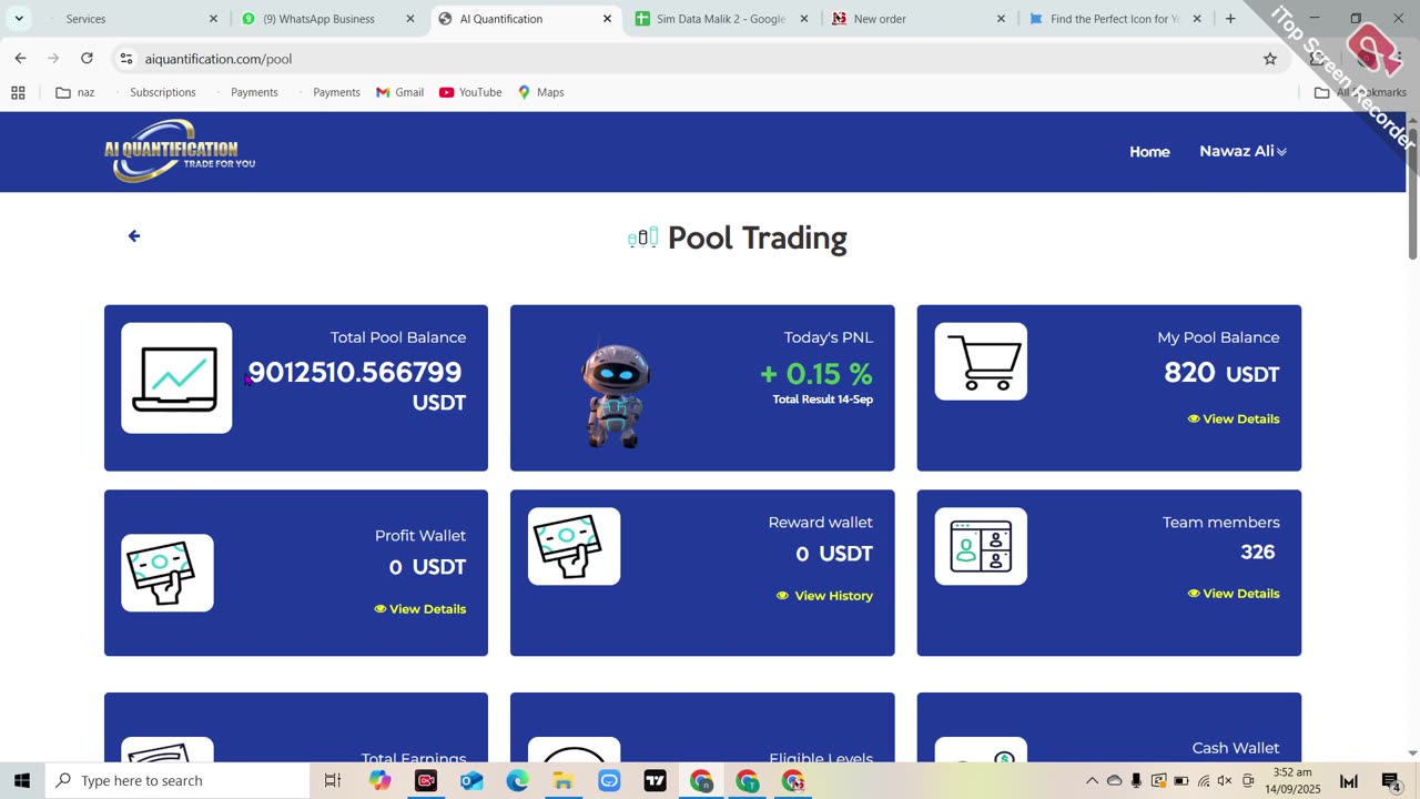 New Earning Website 2025 | Ai Quantification