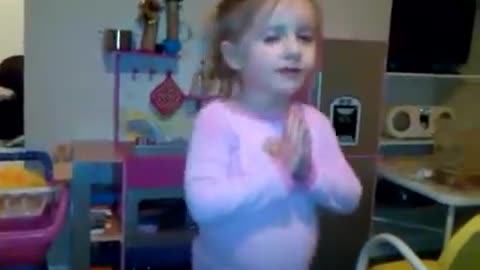 3 yr old rejoicing after being healed by God