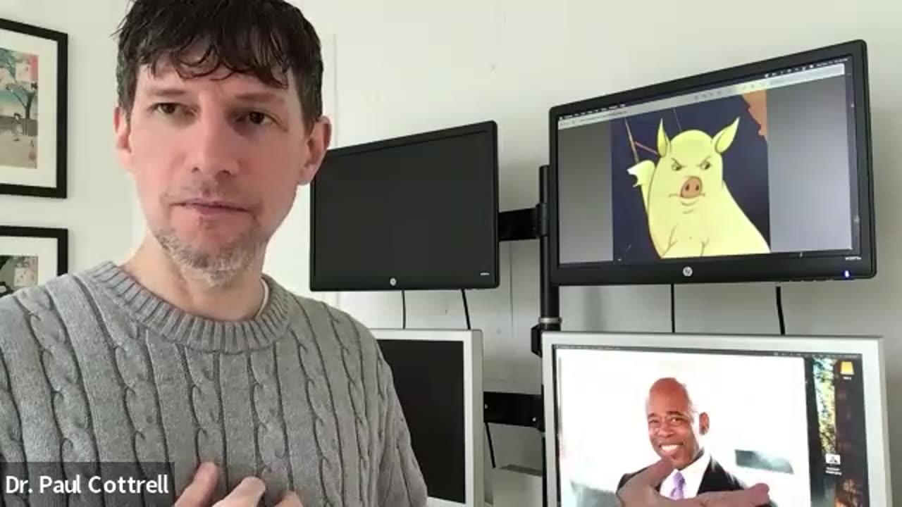 Eric Adams is Snowball the Pig on Animal Farm by Dr. Paul Cottrell