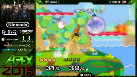 Apex 2015 - Armada (Fox) Vs. PPMD (Marth, Falco) - Grand Finals - SSBM
