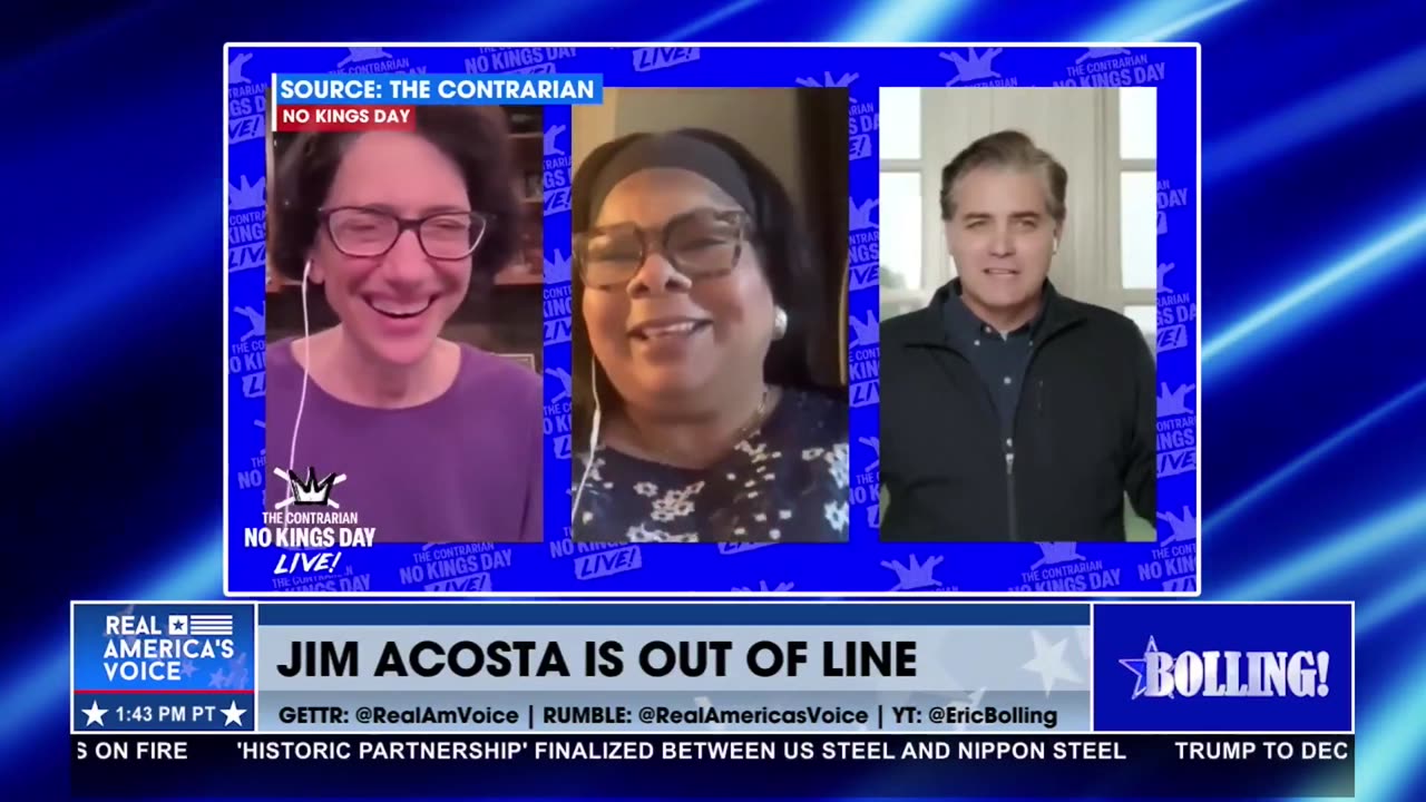 JIM ACOSTA IS OUT OF LINE