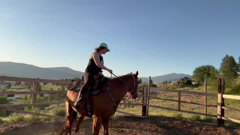First ride on my mare