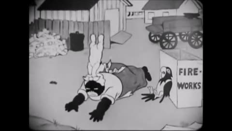 Bobby Bumps Fourth - Earl Hurd (1917) Spanking Scene