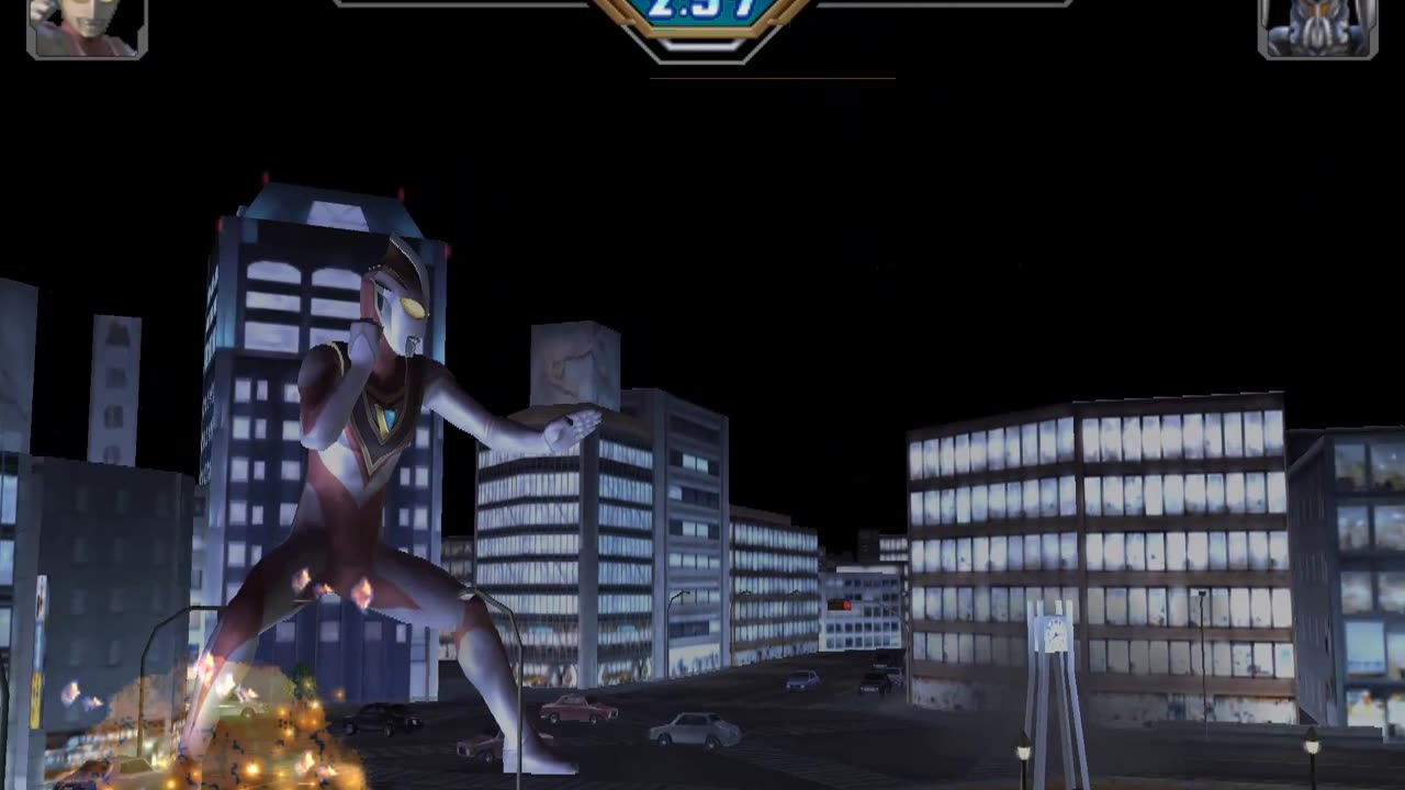 Ultraman Fighting Evolution 3 - Battle Mode - Ultraman Gaia Supreme Version