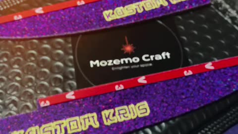 Mazda MX-5 NB 💜💛 - Universal Side Mirror Visors - Glitter Purple Rainbow + Gold Design showcase! 🎥🪞✨