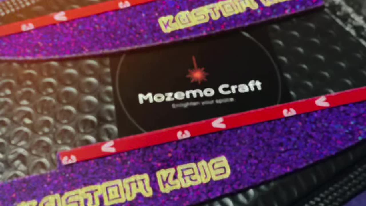 Mazda MX-5 NB 💜💛 - Universal Side Mirror Visors - Glitter Purple Rainbow + Gold Design showcase! 🎥🪞✨