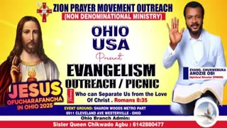 ZION OHIO USA PHYSICAL GATHERING 29TH AUGUST 2025