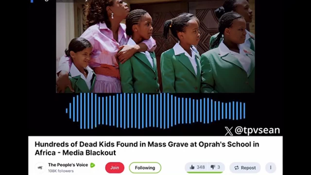 Oprah child mass graves ..